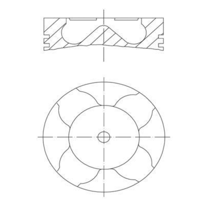 PİSTON+SEGMAN 84 MM M47/M57